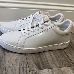 Coach White Sneakers Men’s size 8.5 NWT